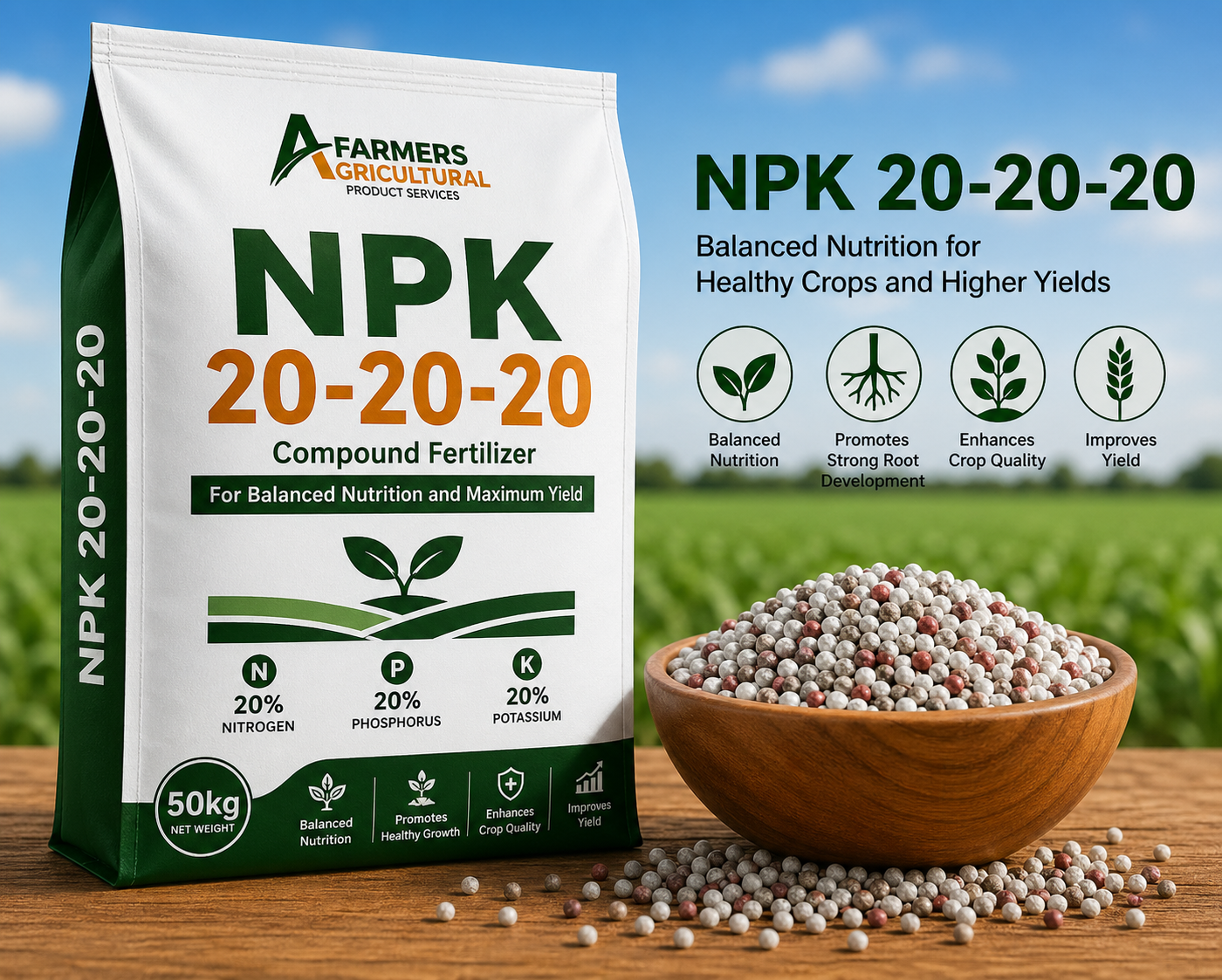 NPK 20-20-20 Fertilizer