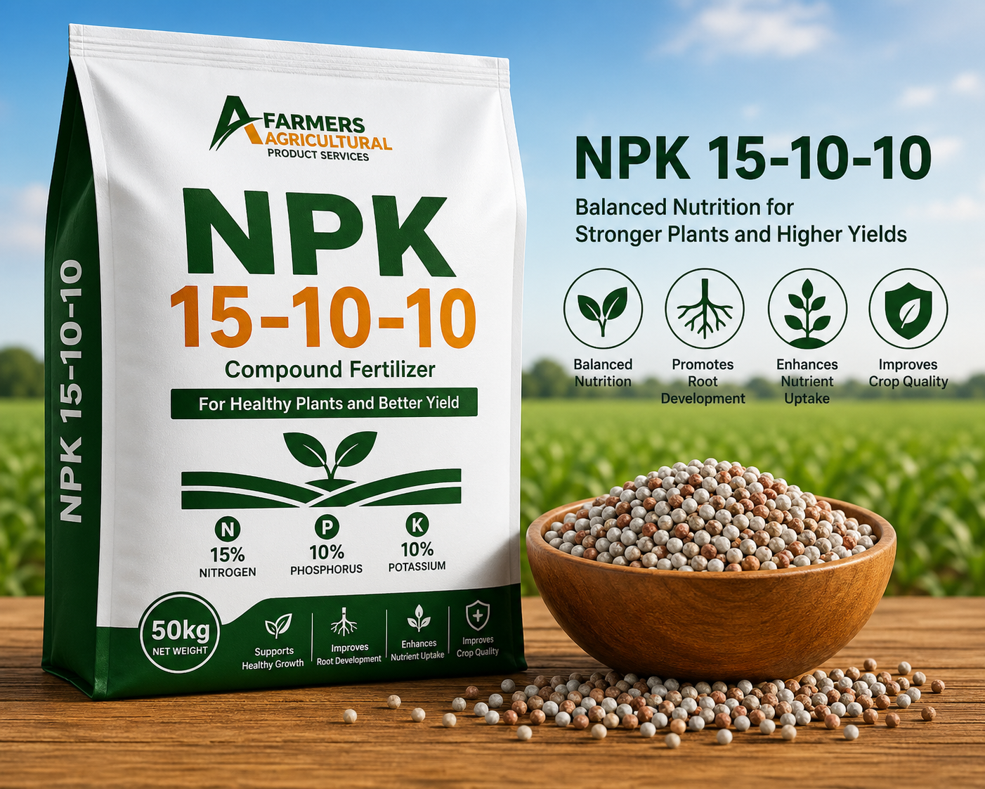 NPK 15-10-10 Fertilizer