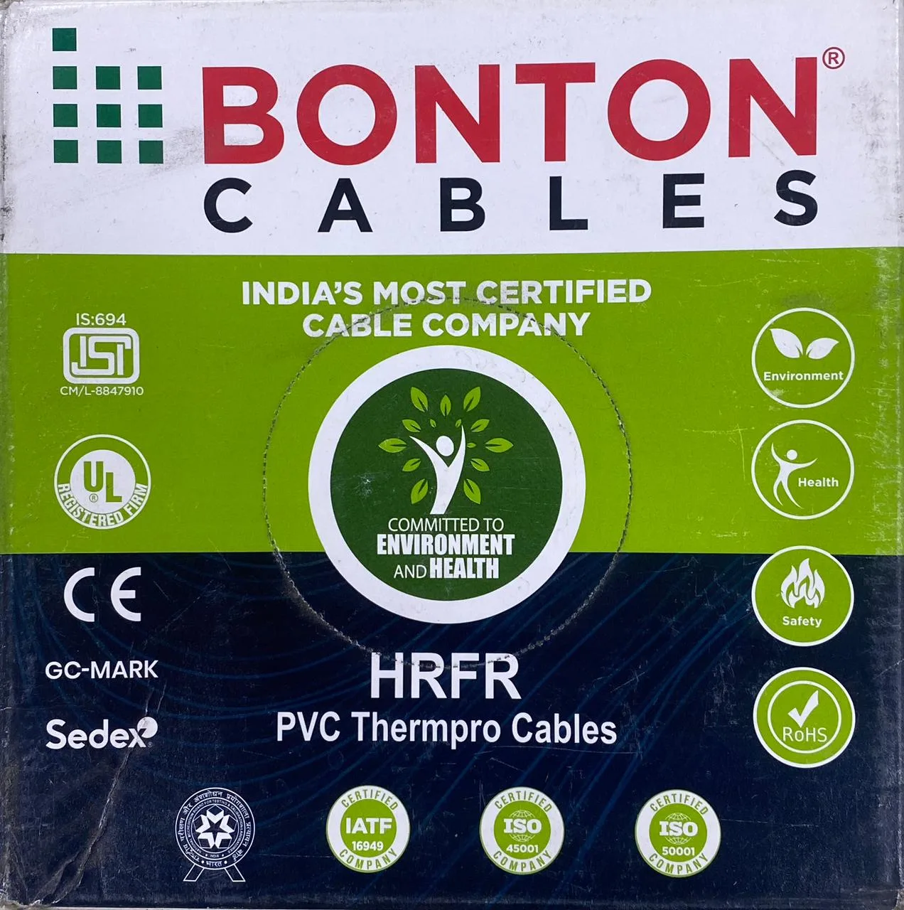 Bonton 2.5 sqmm FR House Wire 90m – Heavy‑Duty Internal Wiring Cable