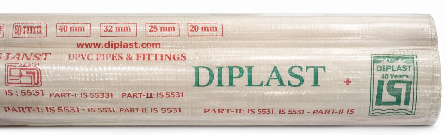 Diplast HMS 1 inch (25mm) Heavy PVC Conduit Pipe – ISI Electrical Wiring Pipe