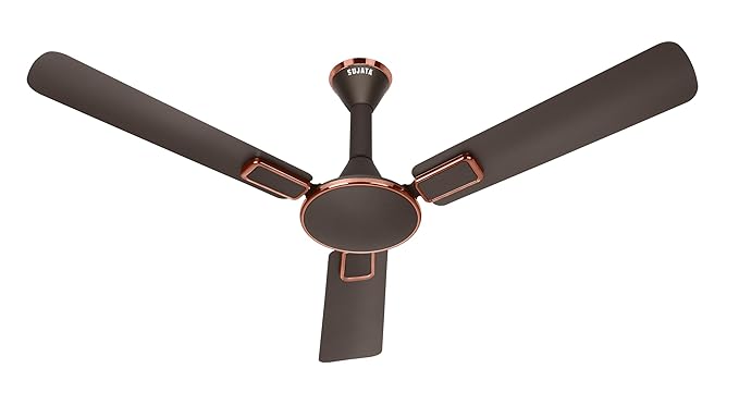 Sujata Impresso ES18 Ceiling Fan – 5‑Year Warranty, 100% Copper Winding, Powerful Airflow, Matt Bronze Copper