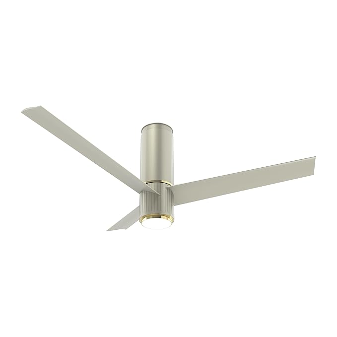 Orient Aeroslim 1200mm BLDC Smart Ceiling Fan with 3‑tone Underlight, Alexa & Google Home, BEE 5 Star, Dune Gold