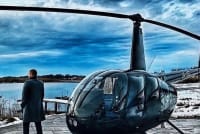 Гелікоптер Robinson R66 синій 29pD