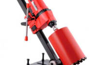 Установка алмазного сверления от100 до 300 мм на наклонной станине edna