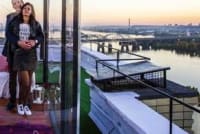 Ужин на крыще, романтическое свидание на крыше D6LV