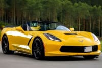 011 Кабріолет Chevrolet Corvette Stingray жовтого кольору без водія qZQA