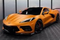 125 Спорткар на фотосессию Chevrolet Corvette Chevrolet C8 оранжевый RVLb