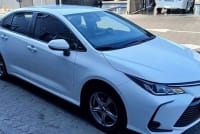 349 Toyota Corolla белая авто на свадьбу nmW1