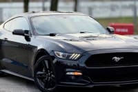 393 Ford Mustang GT черный без водителя Em9E