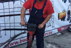 Отбойный молоток гидравлический Chicago Pneumatic BRK 55 VR + станция PAC P9 27e9