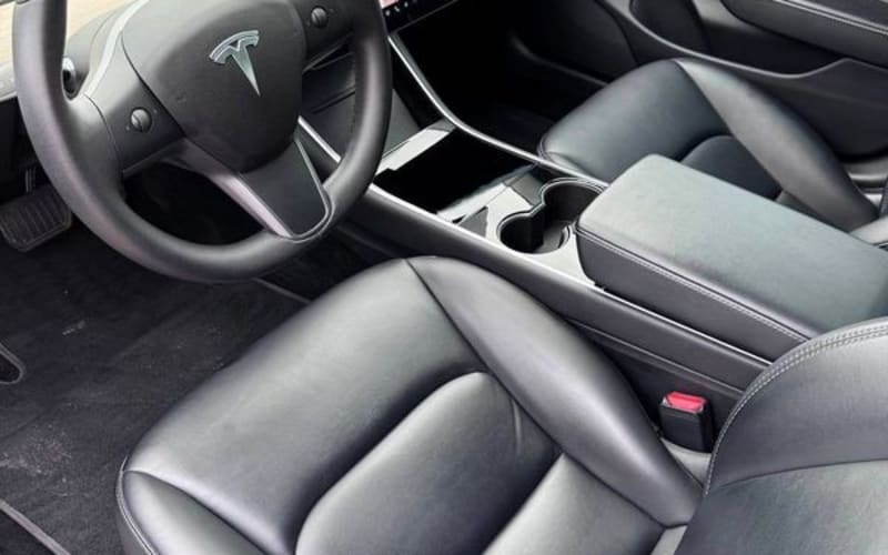 145 Электрокар Tesla Model 3 серая с водителем на свадьбу 91bn