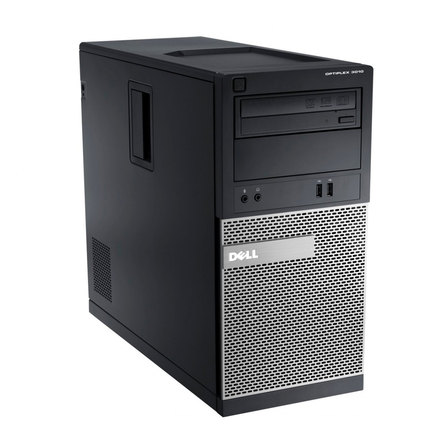 Ảnh minh họa máy Dell OptiPlex 3010 dạng tower màu đen