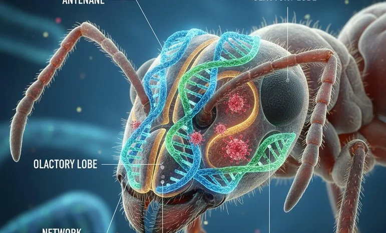 Genetic Mechanism Reveals How Ants Maintain Supersensitive Smell