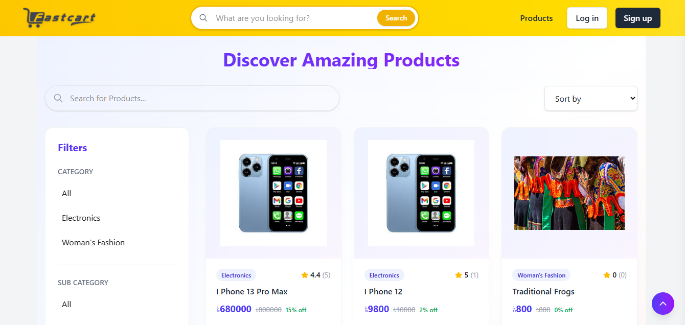Multi Vendor E-Commarce