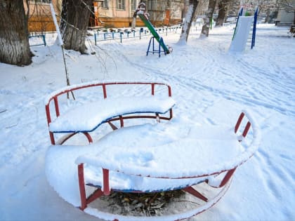 В Челябинск пришла зима