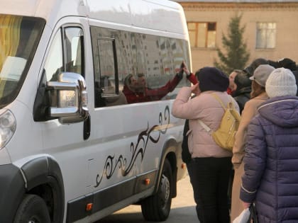 Копейчане проводили мобилизованных земляков