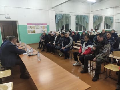 Глава Ашинского района Вадим Сергеев встретился с жителями поселка Лесохимиков
