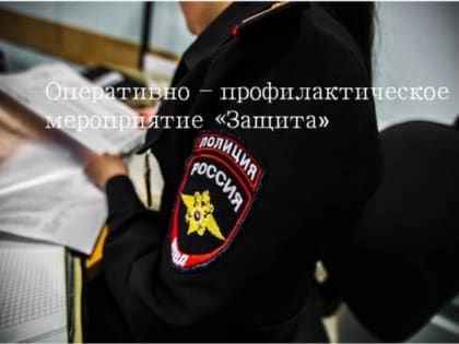 Полицейские Озерска подвели итоги оперативно-профилактического мероприятия «Защита»