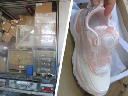 Челябинские таможенники задержали на границе около полутора тысяч пар обуви