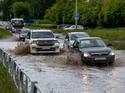 Озёрск в пятницу после грозы