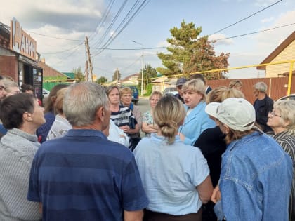 Встреча главы Копейского округа с жителями поселка Бажово