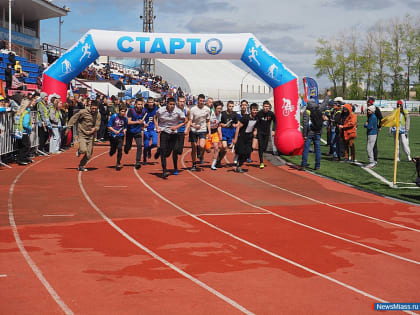 Легкоатлетическая эстафета в Миассе прошла в новом формате