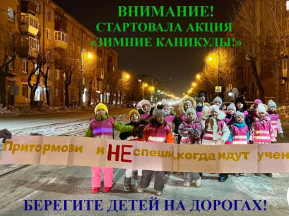 В&nbsp;Магнитогорске стартовала акция ГИБДД «Зимние каникулы»