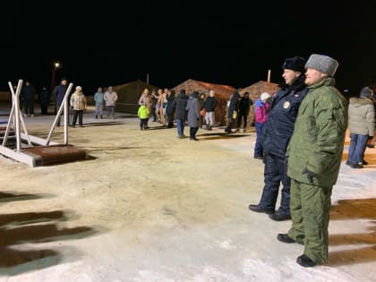 Сотрудники полиции Озерска обеспечили охрану общественного порядка во время Крещения Господня