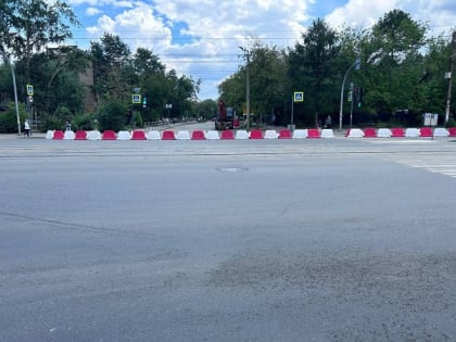 Поворот с улицы Гагарина на улицу Агалакова закрыт!