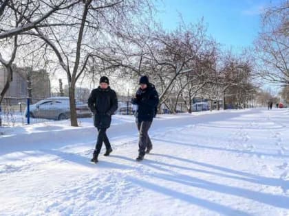 В Челябинске из-за мороза вновь отменили занятия для школьников