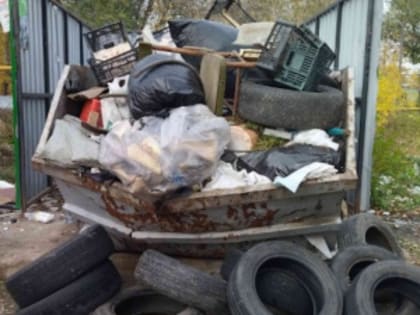 Жителей Миасса просят не оставлять покрышки у контейнеров