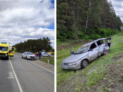 Автомобиль реанимации с пациентом попал в ДТП под Южноуральском