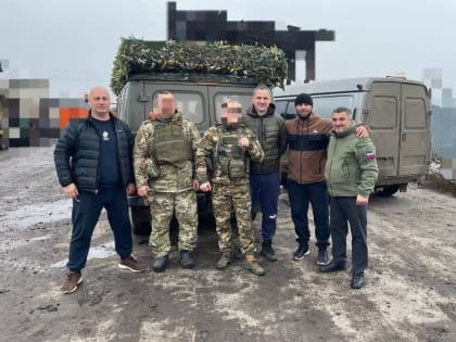 Гуманитарная помощь от активистов Троицка