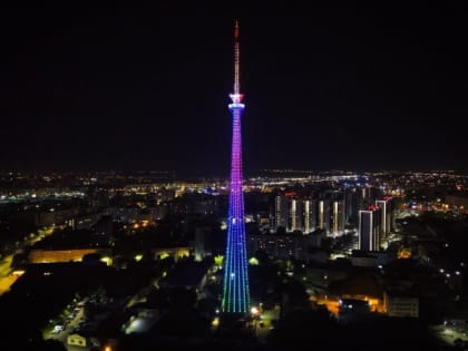 В День отца челябинская телебашня засияет праздничными огнями