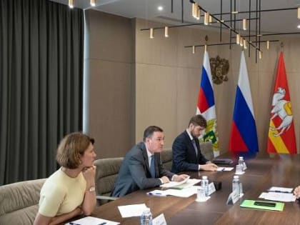 Дмитрий Патрушев и Алексей Текслер обсудили результаты и перспективы развития регионального АПК