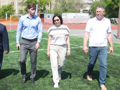 В Ленинском районе обновлен спортивный комплекс