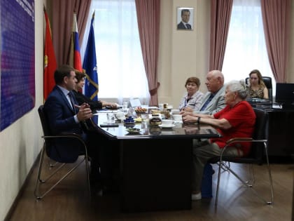 Александр Лазарев встретился с активом Региональной общественной организации «Память сердца. Дети погибших защитников Отечества»