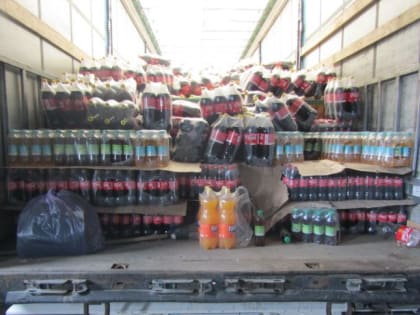 В Челябинскую области не пустили 115 тысяч бутылок&nbsp;немаркированной газировки