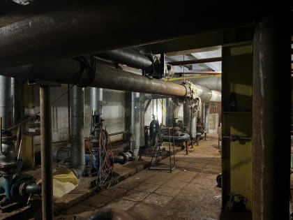 Пробный запуск котельной в Поселке Потанино