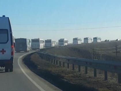 Сотрудники ГИБДД обеспечили сопровождение колонн автобусов с детьми до Магнитогорска