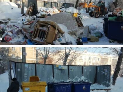 На территории Челябинска 6 января работают 80 единиц техники по вывозу мусора