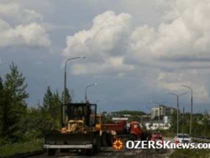 Дорожный ремонт в округе начался с поселков