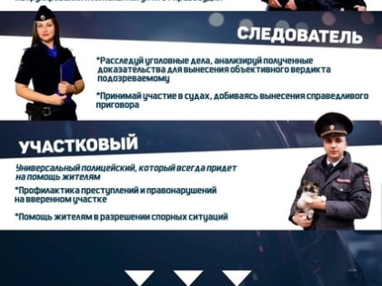 Приглашаем на службу в полицию