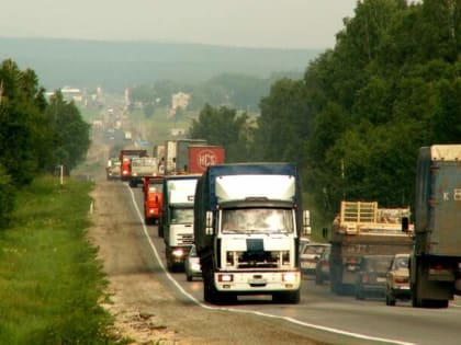 На М-5 введено ограничение для большегрузов