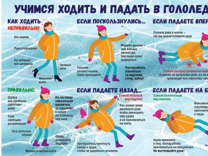 Южноуральцам рассказали, как не упасть во время гололеда