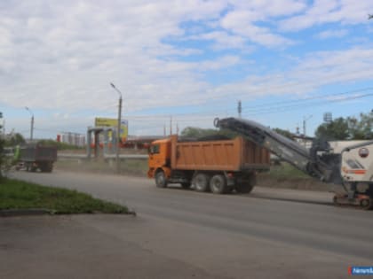 В Миассе ведутся работы по ремонту автодороги
