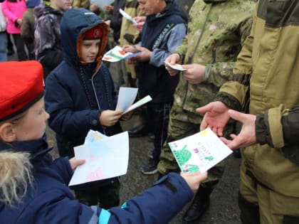 Мобилизованные из Коркино, Еманжелинска и Еткульского района получили подарки от детей