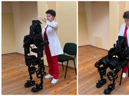 Отечественная разработка: в Магнитогорске робот-экзоскелет поможет пациентам восстановиться после травм ног и операций