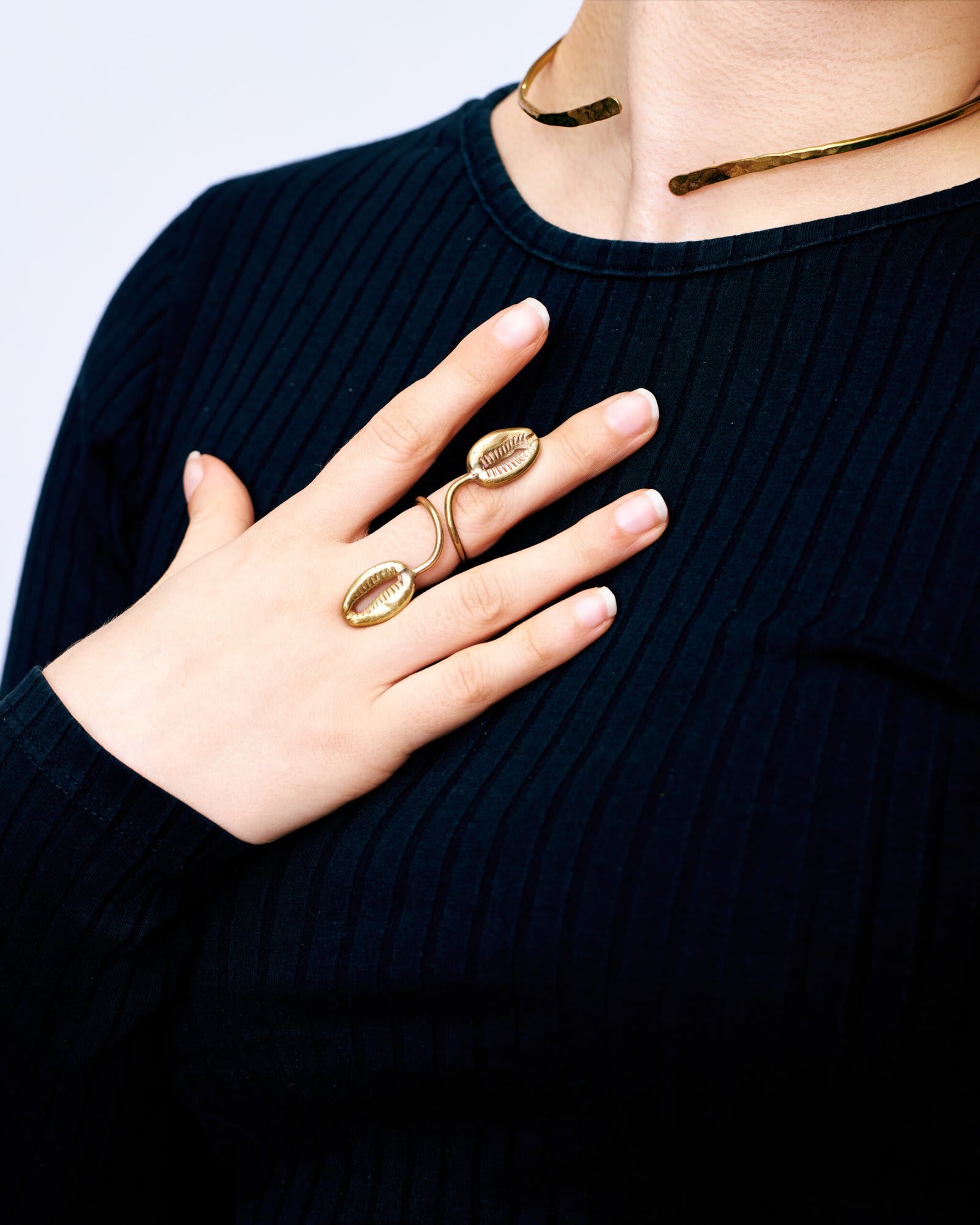 Egima Cowrie Ring view 3