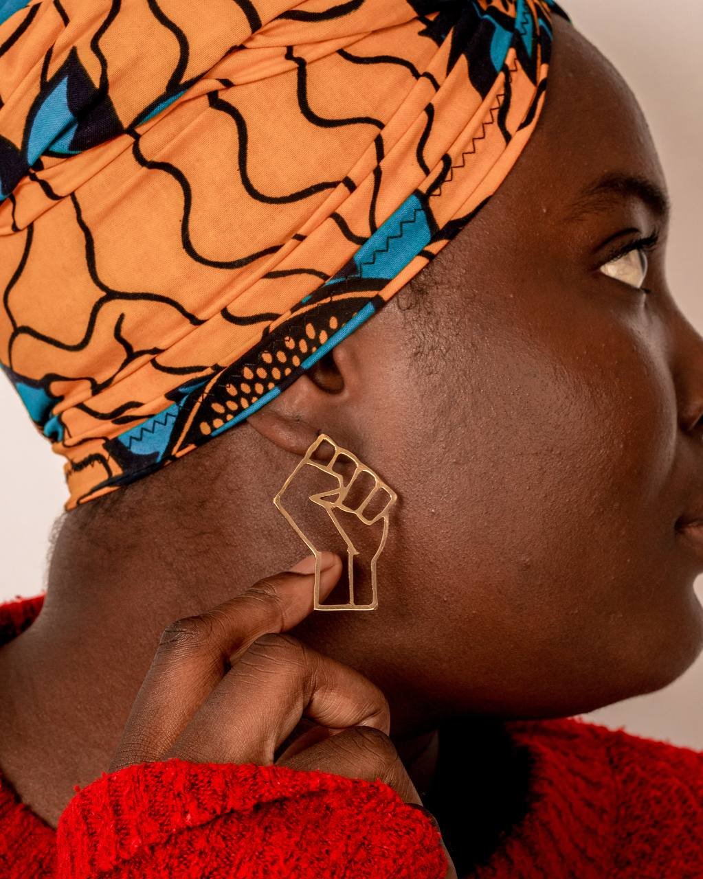 BLM Earrings view 2